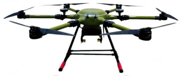 Toray 3K Ανθρακας fiber multirotor drone in flight